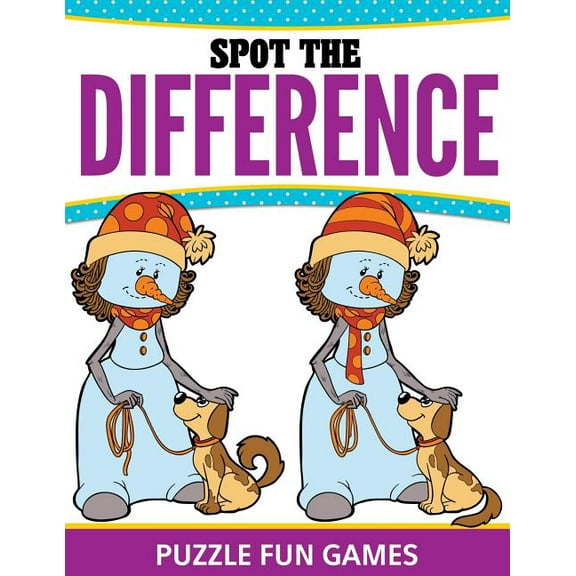 Spot-The-Difference Puzzle Fun Games (Paperback)