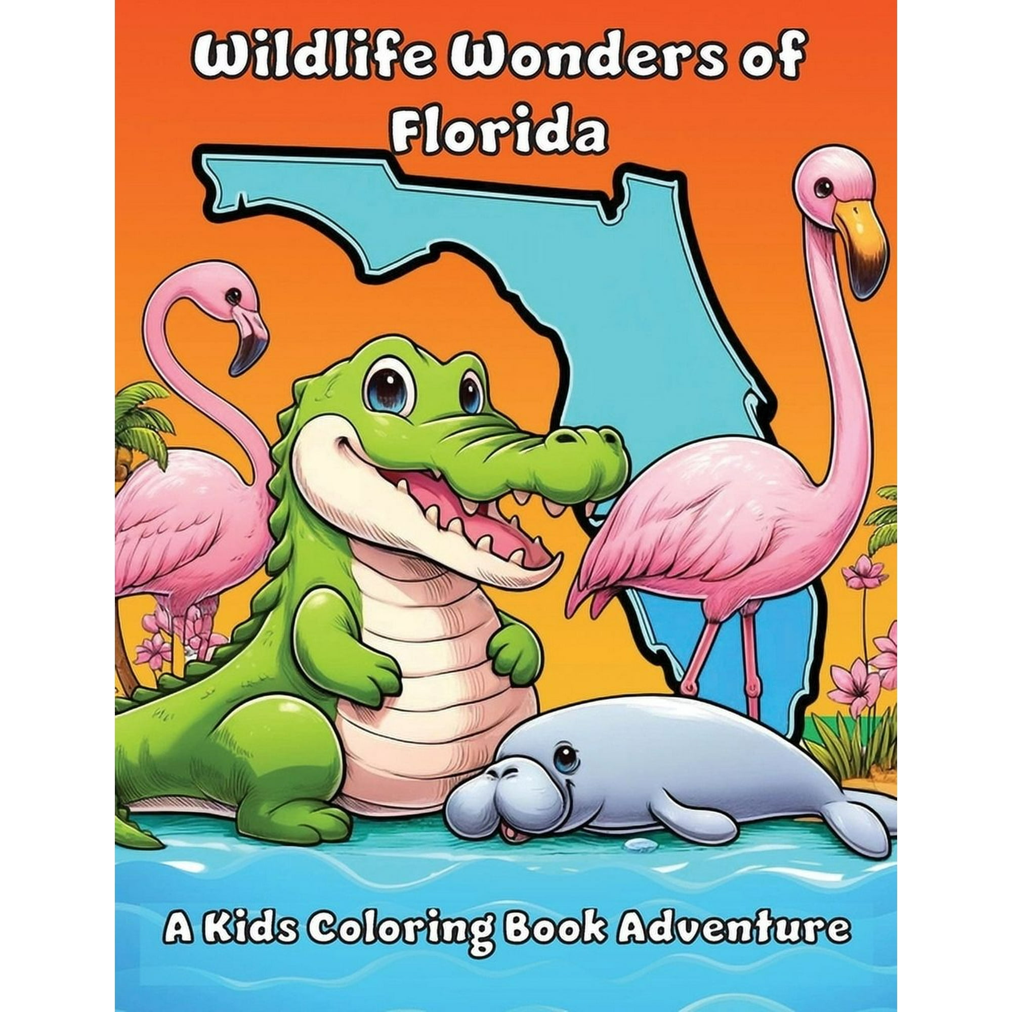 Wildlife Wonders of Florida: A Kids Coloring Book Adventure (Paperback)