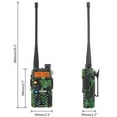 thumbnail image 3 of BF-UV5R 1.5" LCD 5W 128CH 136~174MHz / 400~520MHz VHF UHF Dual Band Camouflage Walkie Talkie Earphone Handheld Two Way Radio Walkie Talkie, 3 of 18