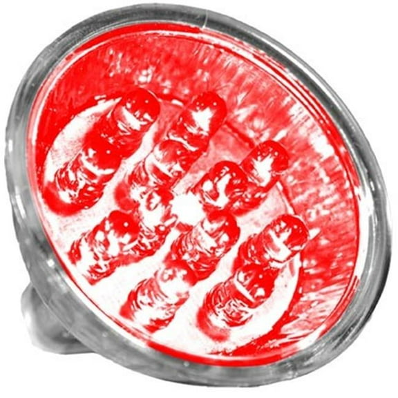 Dabmar Lighting DL-MR16-LED-1-12-R MR16 LED 0.6 watt 12 LED Red 12 V Lamps