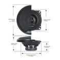 thumbnail image 3 of New Blaupunkt BPS-E452 4" 2-Way Coaxial Car Speakers 80W with Grilles - 1 Pair, 3 of 11
