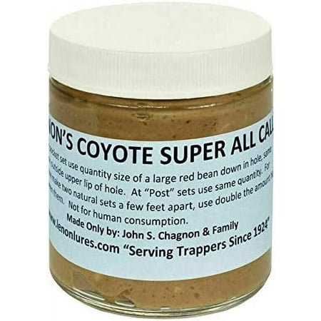 Lenon s Coyote Super All Call Coyote Lure 8 oz Jar Long Liner Trapper Special