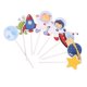 thumbnail image 5 of 16 adornos para cupcakes de astronauta espacial, decoración para tartas, fiestas temáticas espaciales, cumpleaños infantiles, baby shower, tamaño pequeño., 5 of 5