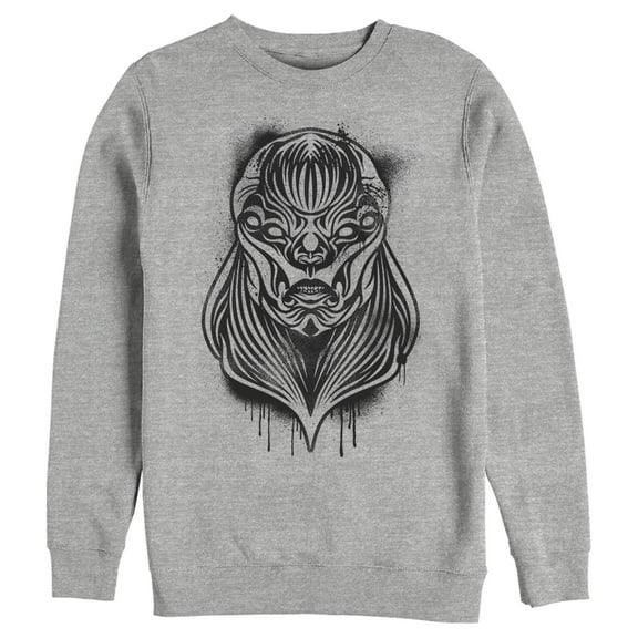 Men's Marvel Eternals Kro Spray Paint  Sweatshirt Athletic Heather X Large