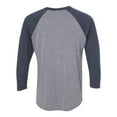 thumbnail image 2 of Next Level - Tri-Blend Three-Quarter Sleeve Baseball Raglan Tee Shirt, 2 of 3