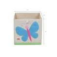 thumbnail image 3 of Wildkin 13 Inch Kids Storage Cube for Boys and Girls, Toy Organizer (Butterfly Garden Pink), 3 of 5