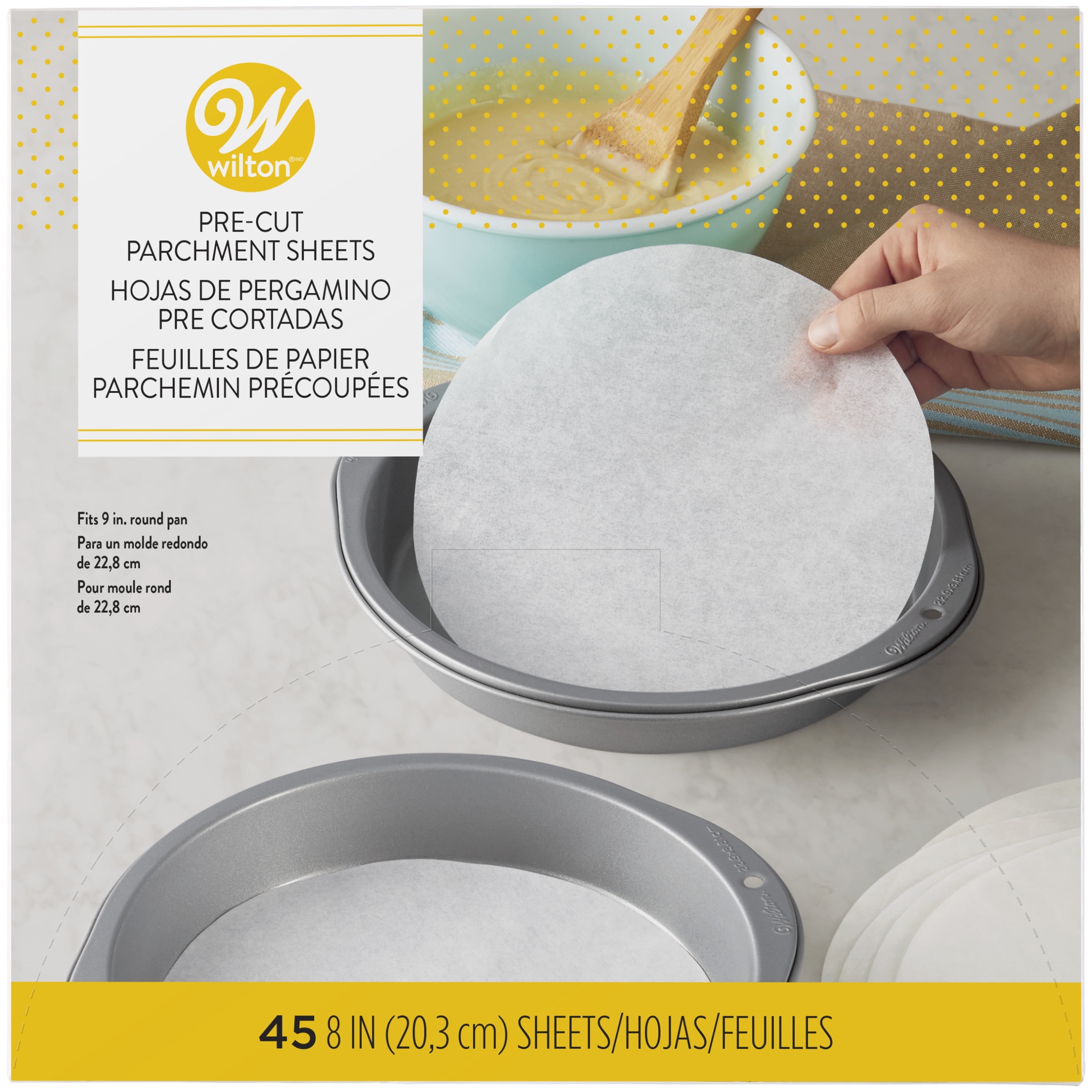 Pastry Tek White Paper Baking Paper Sheet - Precut, Silicone Coated - 5 inch x 5 inch - 1000 Count Box