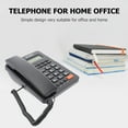 thumbnail image 2 of OULII Landline Telephones for Home with Headset Sound Adjustment and Simple Design Black 1Set, 2 of 6
