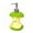 Green, variant on Misright Creative Ceramic Soap Dispenser with Fruit Core Decorative Press Pump Bottle