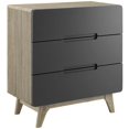 thumbnail image 4 of Modway Origin Three-Drawer Chest or Stand in Natural Gray, 4 of 6