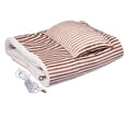 thumbnail image 2 of Heated Shawl and Blanket for Home Use – Striped Warming Throw with Versatile Heating Pad Functionality for Personal Comfort and Cozy Warmth, 2 of 7