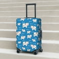 thumbnail image 5 of JUNZAN Cows Milk Print Washable Luggage Cover - Fashion Suitcase Protector Fits 18-32 Inch Luggage (without luggage), 5 of 5