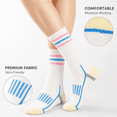 thumbnail image 3 of ARWSER Women Crew Athletic Socks Cushioned Breathable for Casual Daily Wear 10 Pairs, 3 of 7