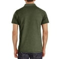 thumbnail image 2 of MAWCLOS T-Shirts pour Hommes Polo à Boutons Col à Revers Hauts d'Été Décontractés Plage Manches Courtes Blouse Vert Armée L, 2 of 4