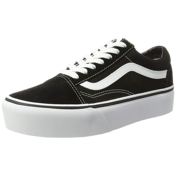 Vans Old Skool Platform Unisex/Adult shoe size 8 Casual Black/White - Walmart.com