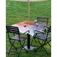 thumbnail image 4 of Boanket Outdoor Tablecloth with Umbrella Hole for Patio/Picnic/Party/Camping, Abstract Art Waterproof Table Cloth Square Cover Washable, Wave Modern Art Purple Yellow Blue (60"x 60"), 4 of 7