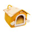 thumbnail image 1 of Cama para gatos suave y extraíble, lavable, para perros, cachorros y gatos L amarilla, 1 of 8