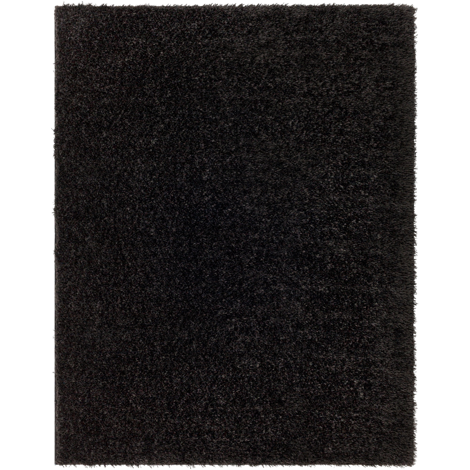 Artistic Wavers Moda Shag Area Rug, 5'3" x 7', Black