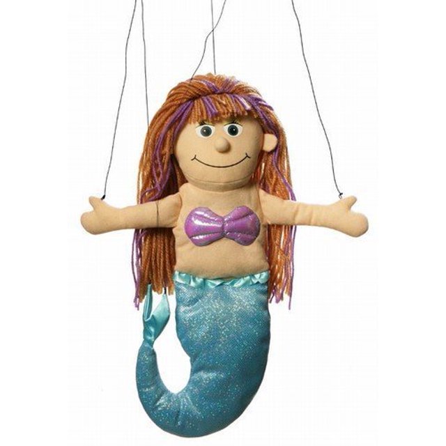 Marioneta de cuerda de marioneta de melocotón sirena Silly Puppets SM3901