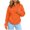 Orange, variant on felwors Women's Oversized Pullover Pet Carrier Hoodie Cotton Blend Fleece Sweatshirt with Kangaroo Pocket Casual Navy for Size XXXXL
