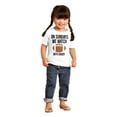 thumbnail image 4 of Sundays We Watch Football With Daddy Toddler Boy Girl T Shirt Infant Toddler Brisco Brands 18M, 4 of 6