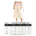 thumbnail image 5 of Women High Waisted Wide Leg Palazzo Pants, 5 of 5