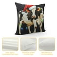 thumbnail image 4 of QZHH  Cow Farmhouse Christmas Pillow Covers, Farmhouse Christmas Cow Christmas Decorations, Farmhouse Christmas Decor, Christmas Pillow Cases, 4 of 5