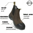 thumbnail image 2 of COF802 6 inch Soft Toe Slip On Mens Work Boots, Water Resistant Anti-Puncture Oil Resistant Chealsea Work Shoes, 2 of 8