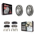 thumbnail image 1 of Transit Auto Front Coated Disc Brake Rotors and Ceramic Pads Kit for Car 2010-2011 Kia Soul 2.0L KGT-100460, 1 of 11