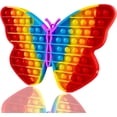 thumbnail image 4 of Fidget Toy HUOGUO Jumbo Big Butterfly Pop It Rainbow, 4 of 4