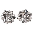 thumbnail image 1 of KLKCMS 2 Pcs Elegant Rhinestone Clips s Jewelry Crystal Decoration Buckle Heels Diamond Gray, 1 of 6