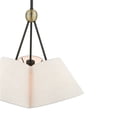 thumbnail image 6 of 41383-07 Livex Lighting Prato - 3 Light Chandelier in Modern Style - 21 Inches wide by 20.5 Inches high-Bronze/Antique Brass Finish    -Traditional, 6 of 10