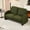 Green, variant on Youdao 59" Loveseat Sofa, Modern Sherpa Lamb Fabric Small Sofa Couch, Upholstered Cozy Ergonomics 2-Seater Sofa, High Back Comfy Upholstered Leisure Loveseat, Small Loveseat for Small Space