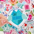 thumbnail image 4 of HOWAF 100pcs Nurse Vinyl Stickers, Thank You Nurse Water Bottle Stickers for Nurse Appreciation Week Decoration, Nurse Themed Self Adhesive Stickers Nurse Day Label Stickers for Notebook Laptop, 4 of 7