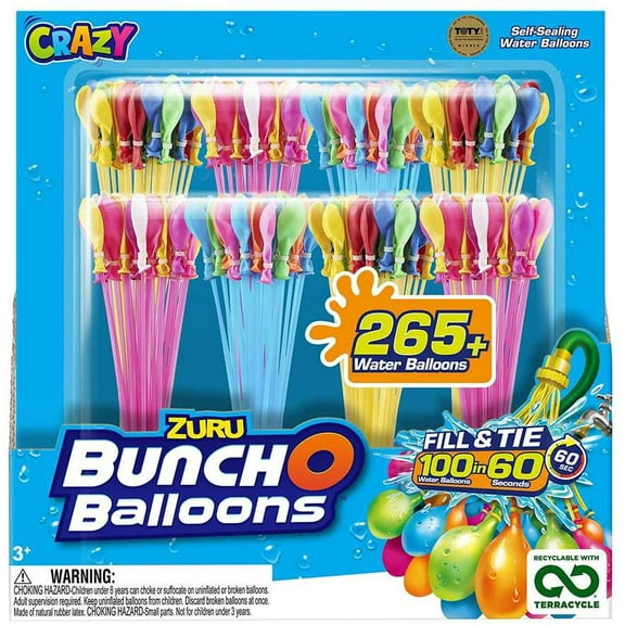 Bunch O Balloons Water Ballons Crazy 265-Pack
