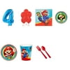 Super Mario Party Supplies Party Pack For 32 With Blue #3 Balloon