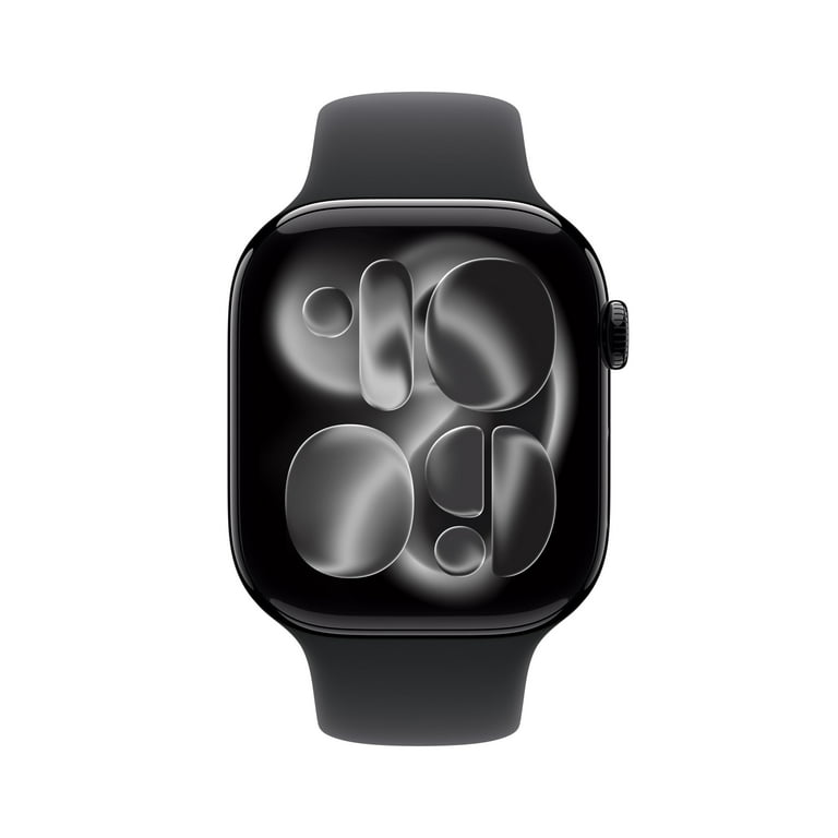 Apple Watch Series 11 GPS 46mm Jet Black Aluminum Case with Black
