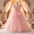 thumbnail image 5 of MEZZALL Girls Dresses Tutu Evening Gown Wedding Party Formal Gown Kids Trendy Sundress, 5 of 6