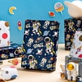 thumbnail image 6 of Burymento Space Wrapping Paper Roll, Birthday Wrapping Paper for Boys, Navy Blue Astronaut Gift Wrap for Kids Birthday Outer Space Party Decor RocketShip Wrap Galaxy Planets Stars (17 Inch X 33 Feet), 6 of 7