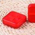 thumbnail image 3 of CAROOTU 4 Slot Pill Box Medicine Case Portable Organizer Container, 3 of 3