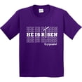 thumbnail image 3 of Inktastic He is Risen Mirror Words Youth T-Shirt, 3 of 5