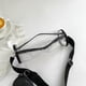 thumbnail image 2 of Bolsa hobo para mujer tipo satchel transparentes a la moda para regalo de cumpleaños (negro) Tmvgtek Para Estrenar, 2 of 9