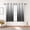 Black, variant on MIZHONA Blue Gradient Blackout Curtains for Living Room Boho Omber Printed Window Curtain Drapes Set of 2,42"x84" inch Length