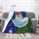 thumbnail image 3 of Manta navideña de forro polar, súper suave y acogedora, ideal para hombres, mujeres, ancianos y niños. Características: súper suave, 40 x 30 pulgadas., 3 of 8