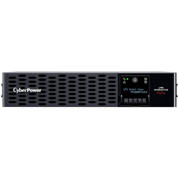 CyberPower PR1000RT2UCN 1000VA/1000W Smart App Sinewave Rack/Tower UPS, Black