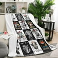 thumbnail image 3 of Cute Cow Print Blanket Warm Super Soft Micro Flannel Blanket for Bed Sofa Plane/Living Room Decor 60x80 Inch, 3 of 6