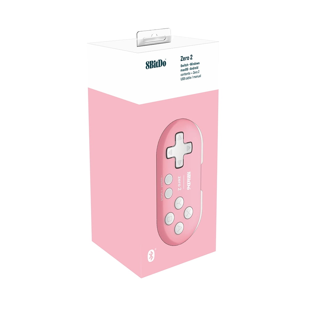 Zewfffr 8bitdo Zero 2 Wireless Bluetooth Mini Gamepad For Ns Windows Macos Yellow Walmart Com Walmart Com