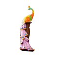 thumbnail image 2 of QSTDGVPW Peacock Statue Decor Decorative Resin Sculpture for Countertop Indoor Office Orange, 2 of 9
