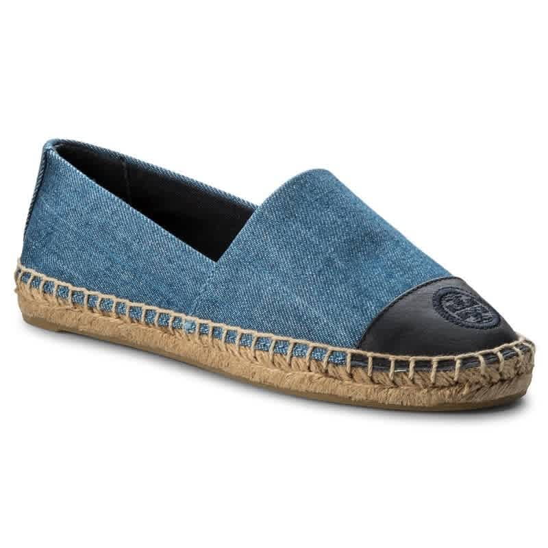 tory burch denim flats