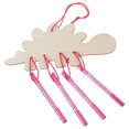 thumbnail image 3 of Miangastore 8 Sets Blank Windchime Craft Wooden Wind Chime Blank Wind Chime Craft Spring Crafts for Kids, 3 of 8